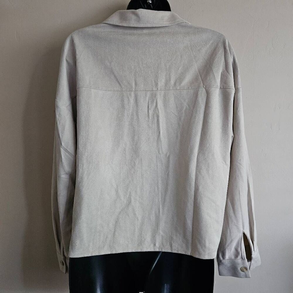 NWT Acoa Fringe Button Up Blouse - Picture 7 of 8